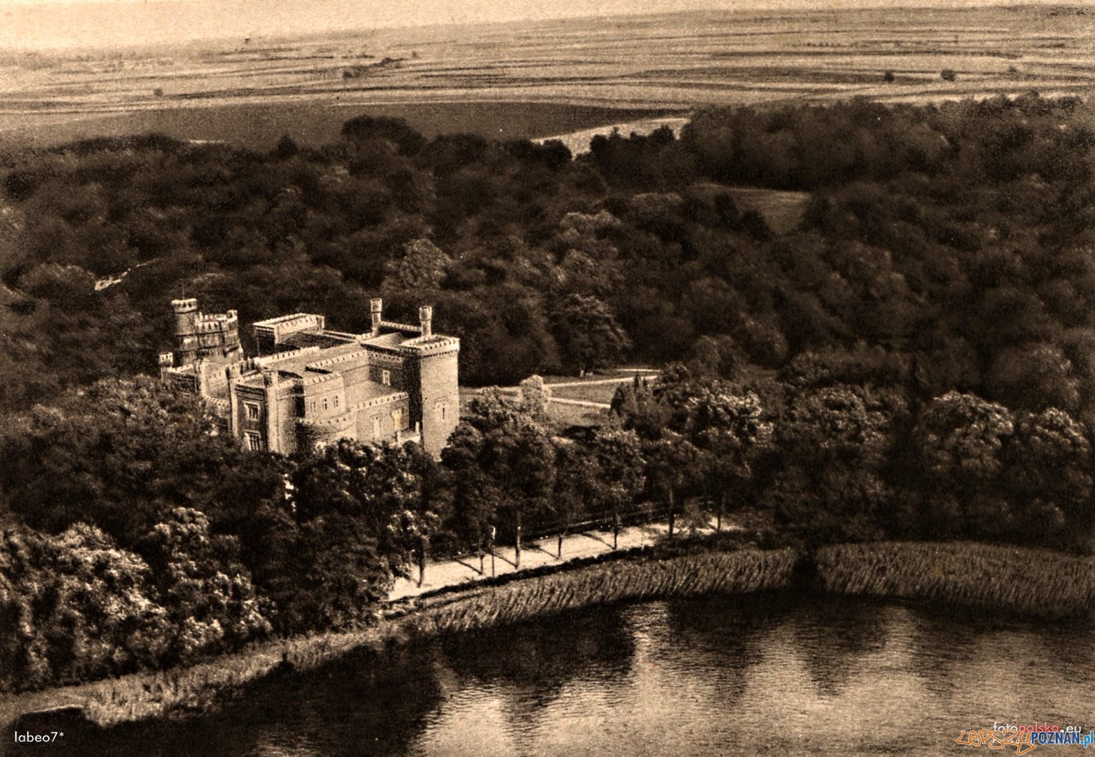 Zamek w Kórniku 1900-1924 Foto: Wielkopolska w obrazach, wyd: