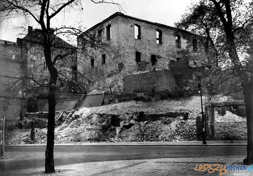 Wzgórze Przemysła w 1945 roku Foto: Muzeum Narodowe w Poznaniu