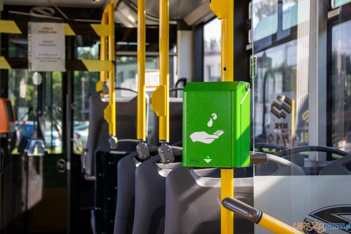 Nowe dezynfektory w tramwajach i autobusach Foto: MPK