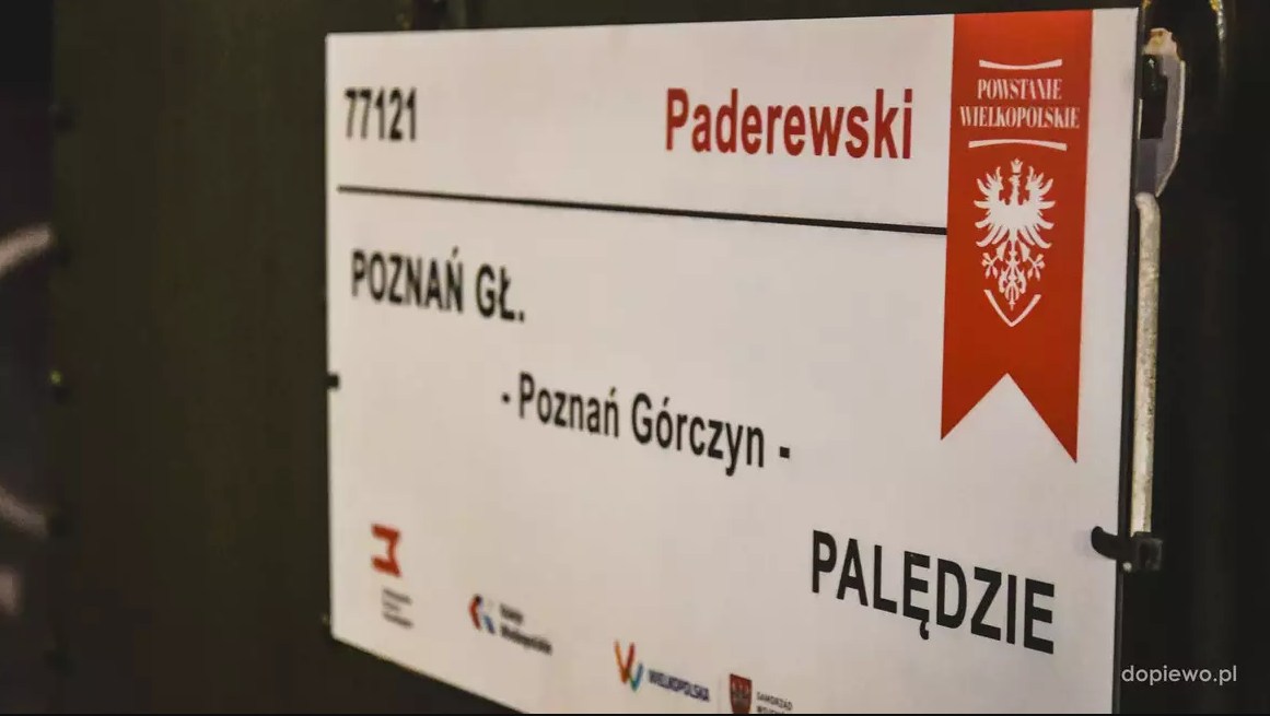 pociąg Mistrz Paderewski Foto: Gmina Dopiewo